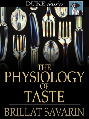 The Physiology of Taste - ebook